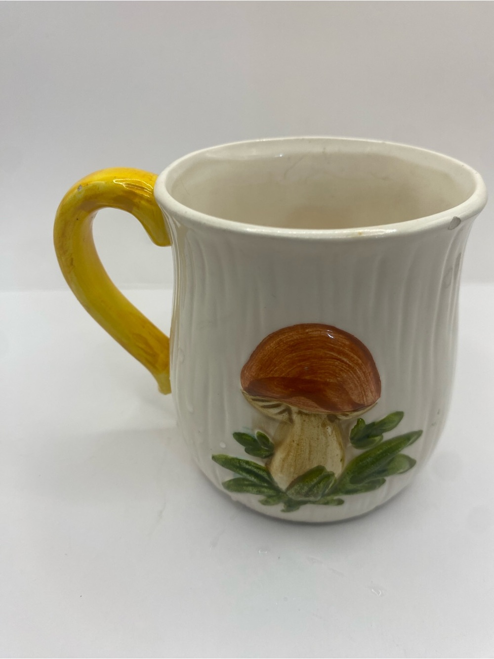 Vintage Merry Mushroom Ceramic Coffee Mug *Chipped* - Picture 6 of 14